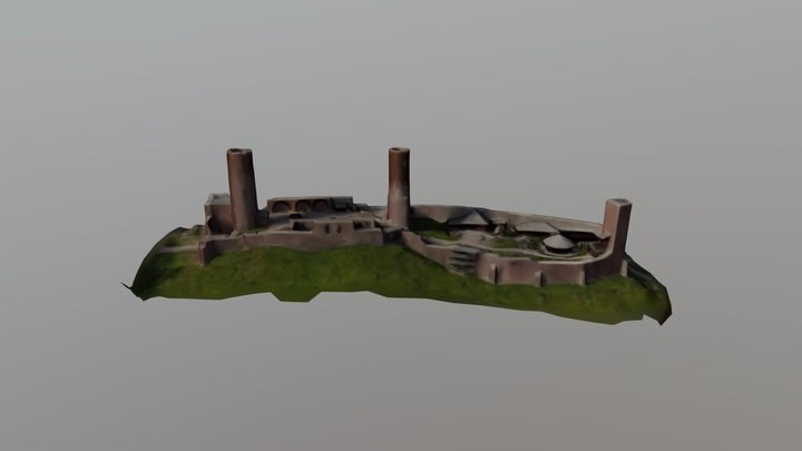 Chęciny castle 3D Model