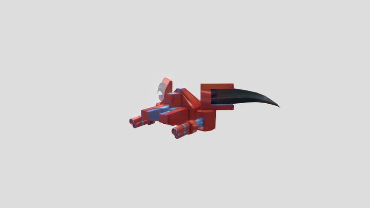 Main Character Ship 3D Model