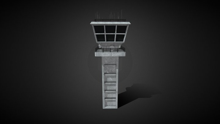 AirControlTower 3D Model