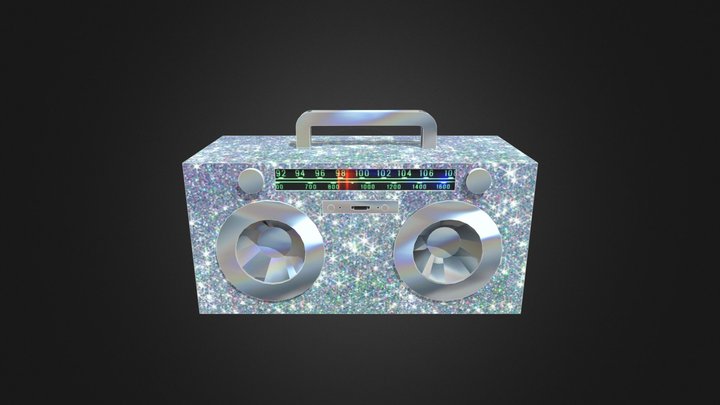 Bling Boom Box – Kostenloses 3D-Modell STL