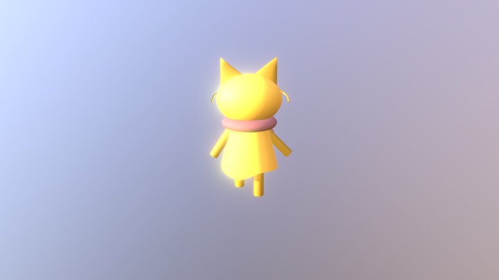 Happy Cat 3D Model