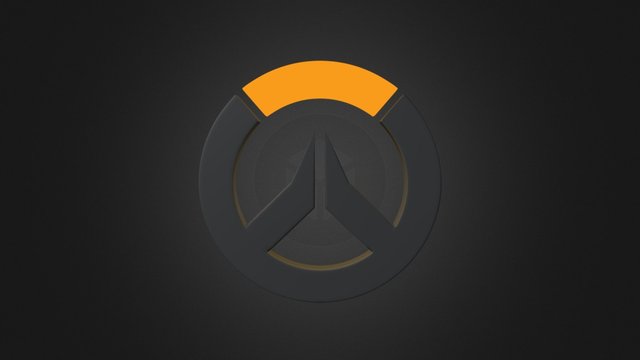 Overwatch Logo 3D Model