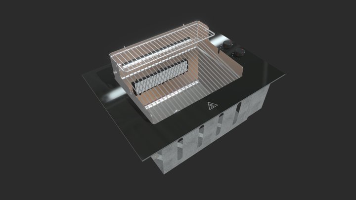 Churrasqueira de Balcão Felesa 3D Model