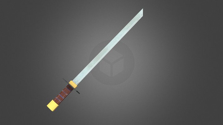 Leonardo's Katana 3D Model