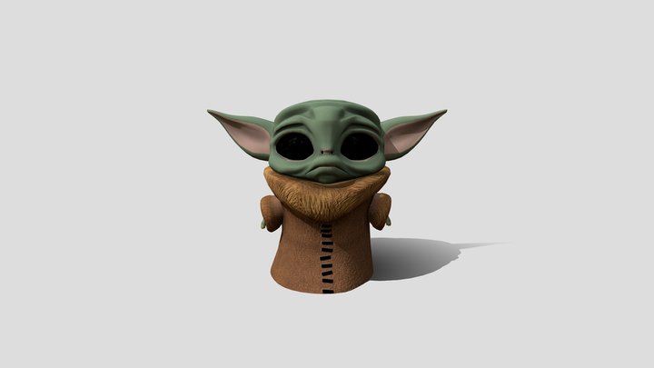 Baby Yoda (Global Gam Jam 2020) 3D Model