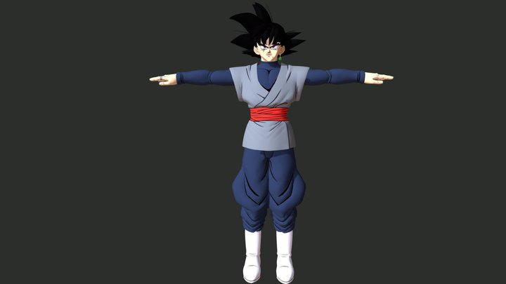 Goku Black 3D Model