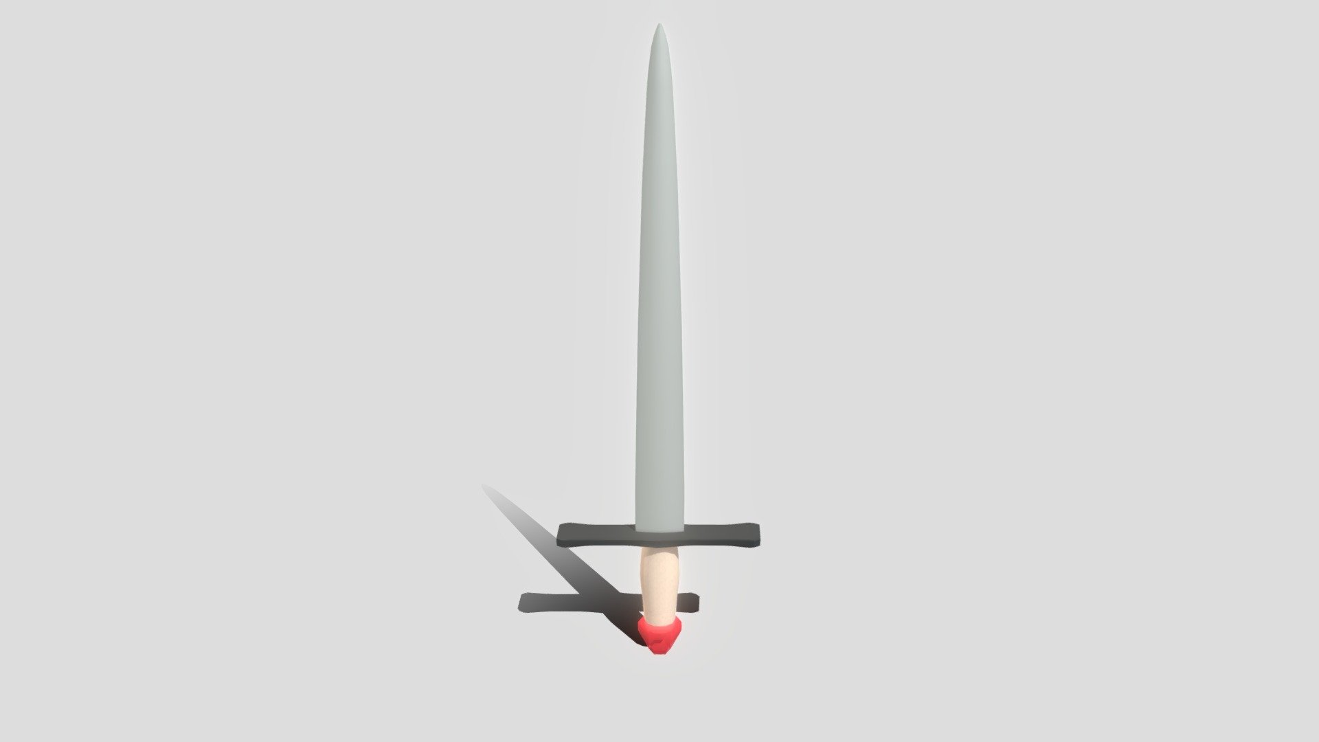 Low-Poly Fantasy sword