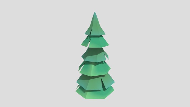 [Test] Pine Tree 3D Model