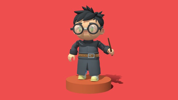 Harry Potter 3D Model