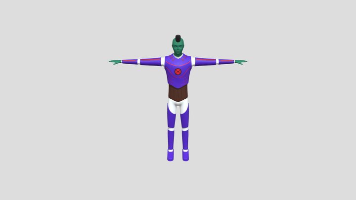 CyberKnight Model 3D Model