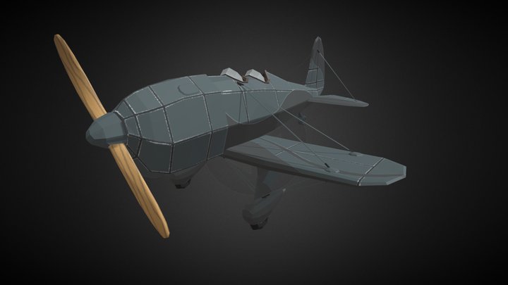 The Flying Circus - Stylised Ryan Stm-53 3D Model