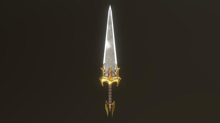 Fantasy sword 3D Model