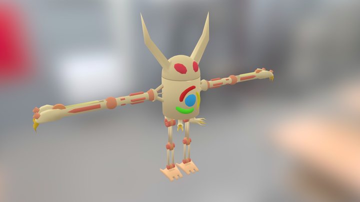 Chrome Tyrant 3D Model