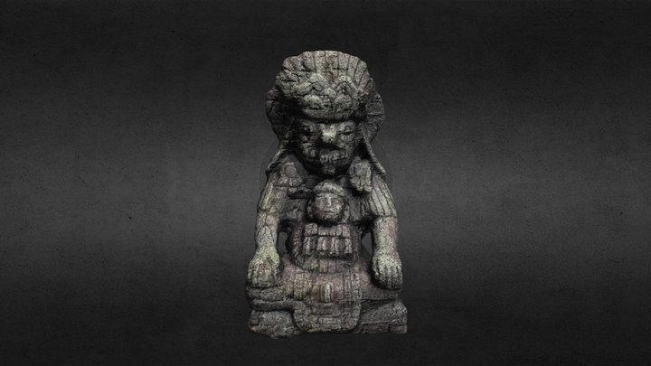 Maya Statue 3D Model