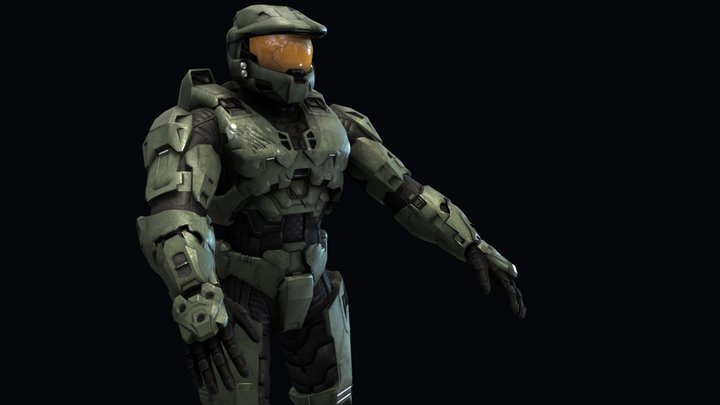 Halo 3 Master Chief Restoration 3D Model