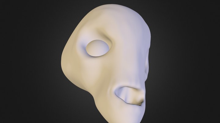 P M3 D Alienhead 1 3D Model