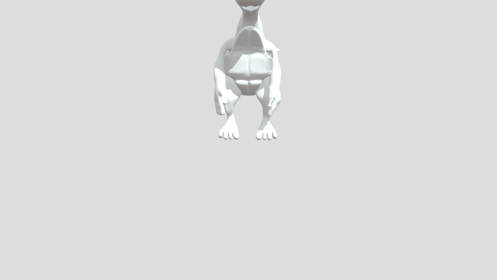 turtle Waving 3D Model