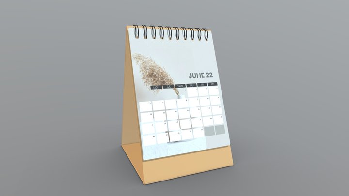 Office decor calendar desk – Modèle 3D gratuit STL