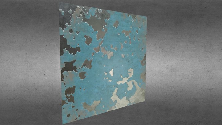 Grunge Plane 3D Model