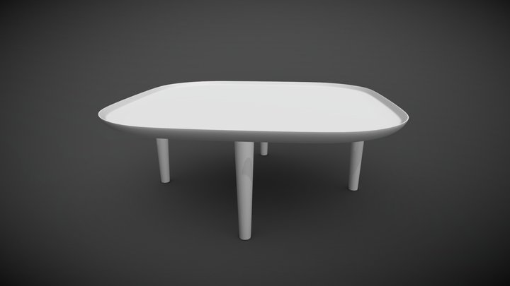 Fiori Coffee Table 3D Model