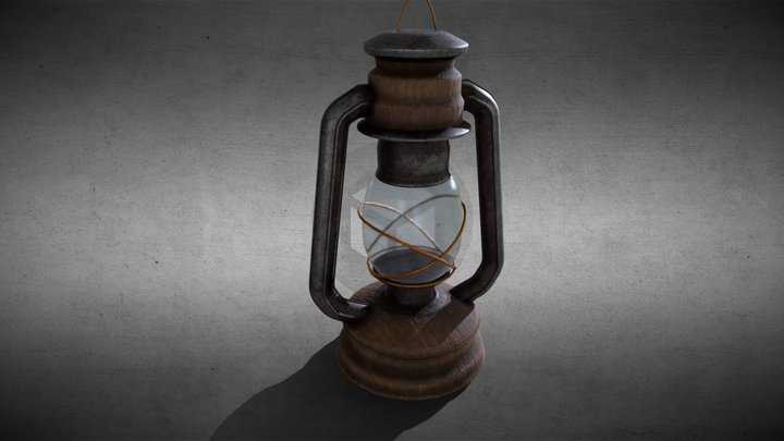 OldLantern 3D Model
