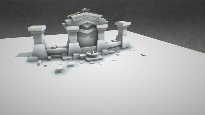 Temple of Travel 3D Model