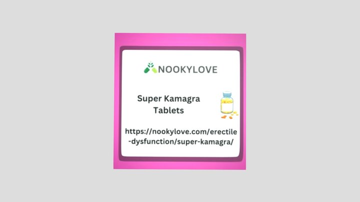 Super Kamagra Tablets | Sildenafil+Dapoxetine 3D Model