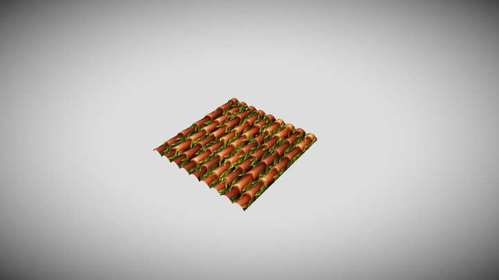 Roof Tile Model 3D Model