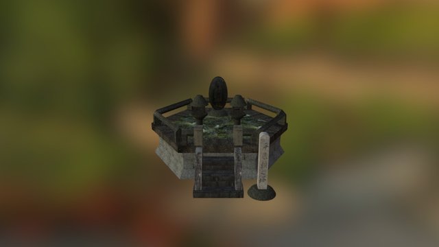 Shrine 3D Model