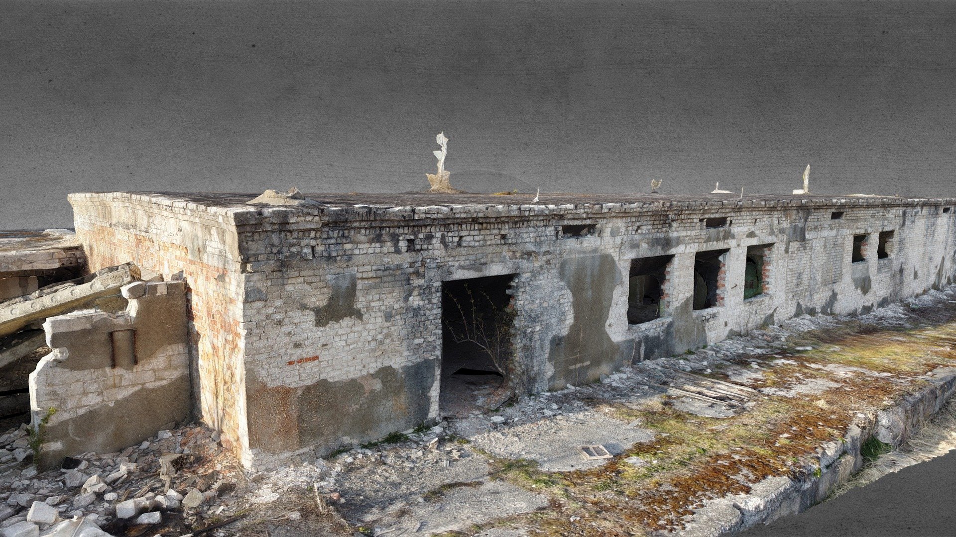 Abandoned Brick Building - Buy Royalty Free 3D model by Abandoned Scans ...