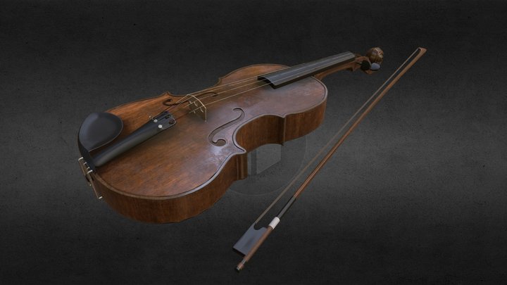 Violin 3D Model