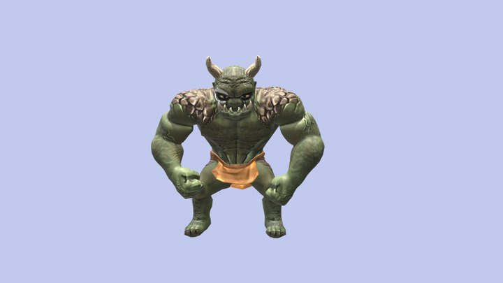 RealisticOrc 3D Model