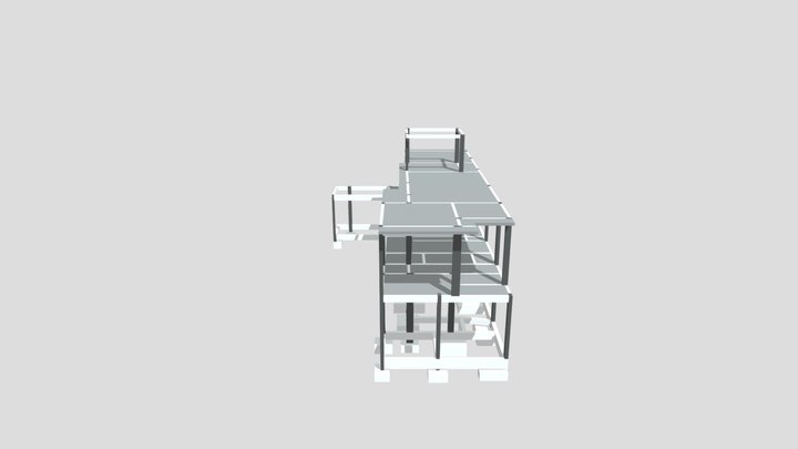 Projeto estrutural N.A.C.G. 3D Model