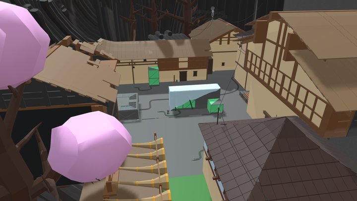 Site C Haven (Valorant Low Poly) 3D Model