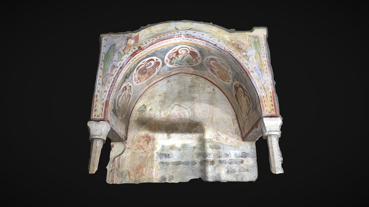 Frescoed Aedicule - San Clemente al Vomano 3D Model