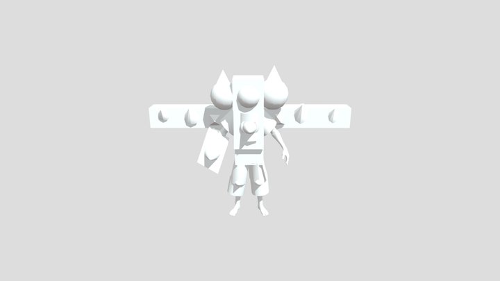 Upgraded Titan Armored Discoman 3D Model