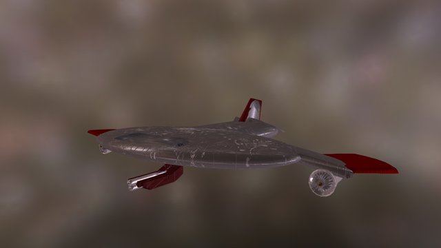 Player Spaceship 3D Model