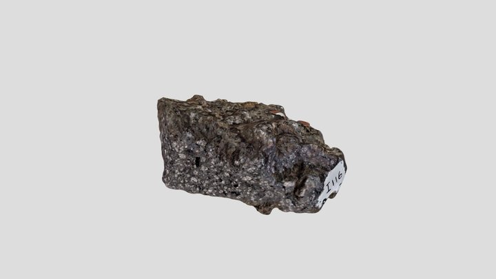 Basalt lava (Aa type) 3D Model