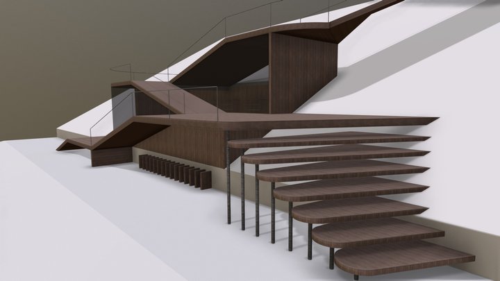 Park Pavilion Design 3D Model