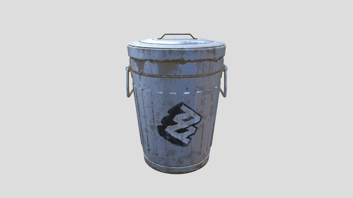 zzz_trash_can 3D Model