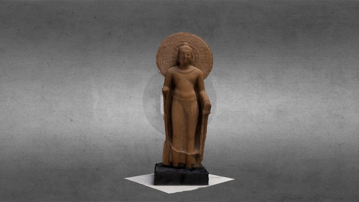 Buddha statue replica 3D Model