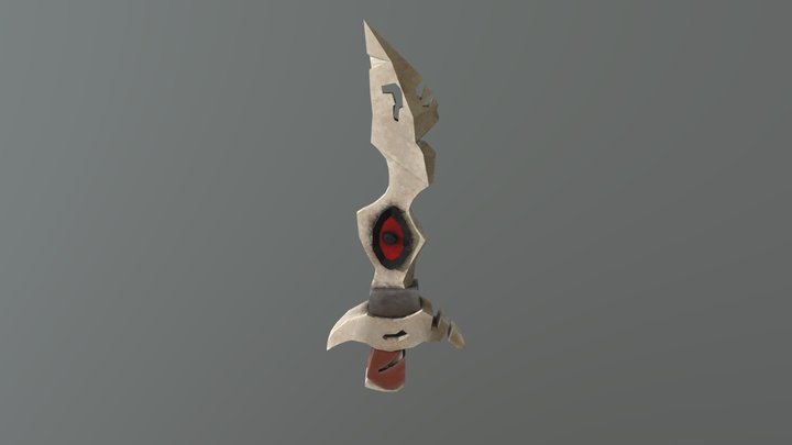 Necromantic Sword (Cult of the Lamb) 3D Model