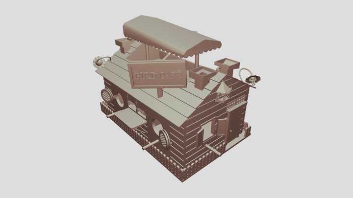 Bird House 3D Model