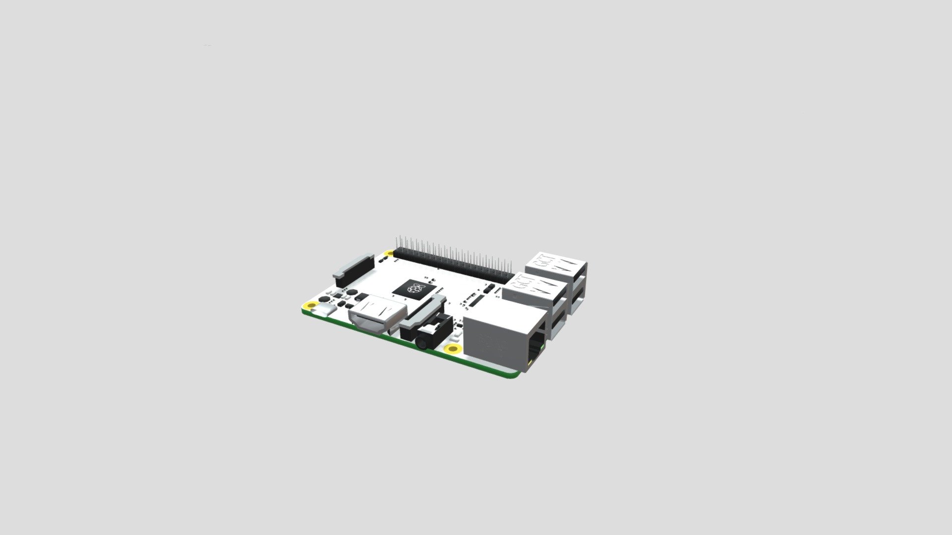 Raspberry pi 3b - 3D model by micas1000 [06faf2c] - Sketchfab