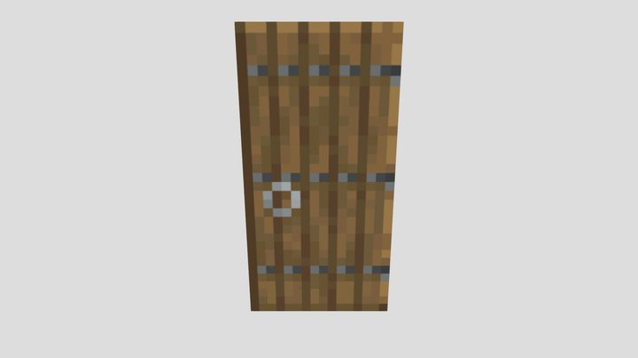Spruce door 3D Model