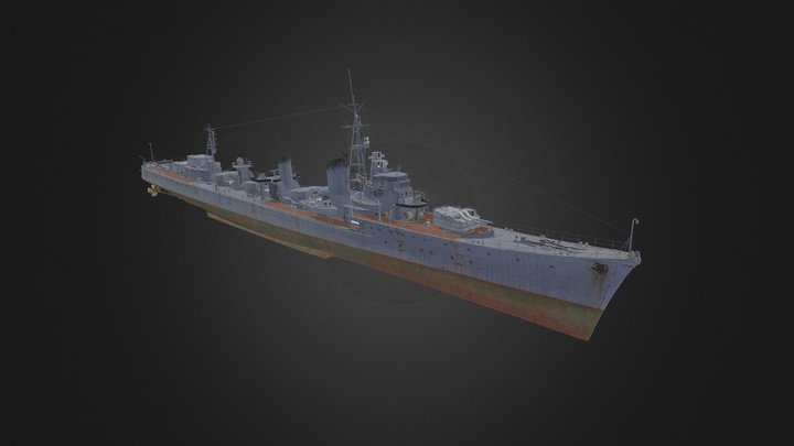 Shimakaze 3D Model