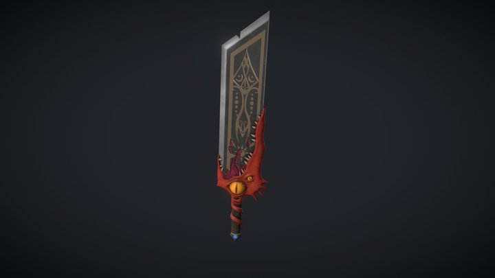 Dragon Sword [Stylized] 3D Model