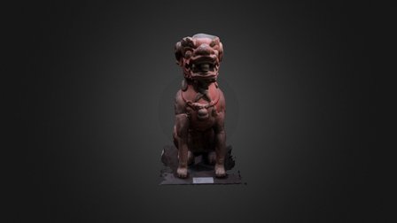 Lion gardien 3D Model