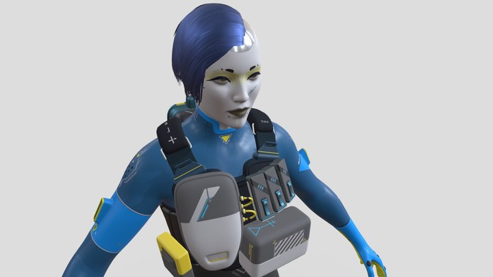 Marathon Runner [Fanart] (WIP) 3D Model