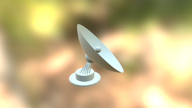 Antena Parabolica 3D Model